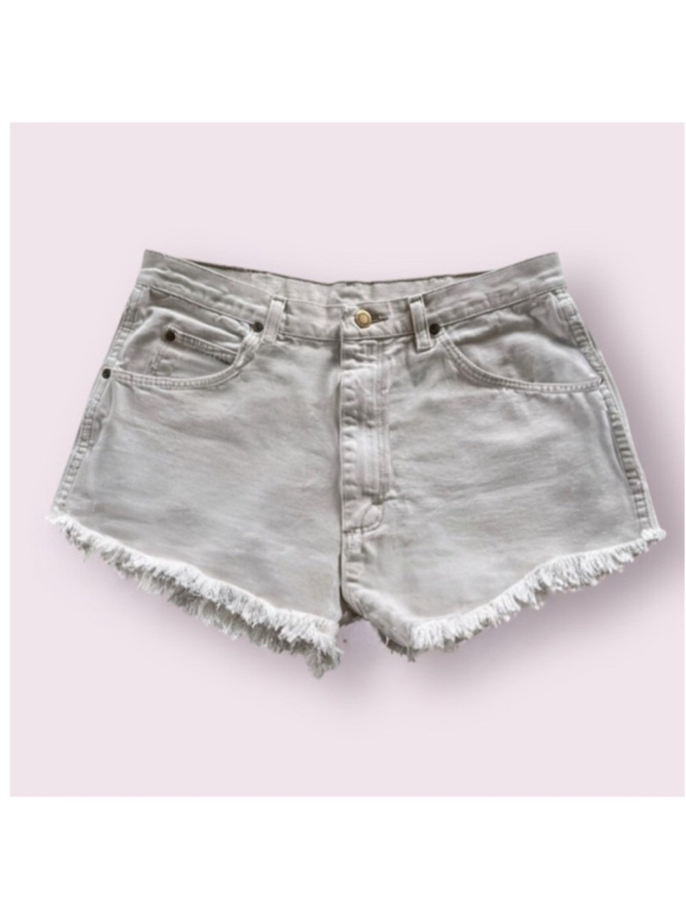 Wrangler Cutoff Jean Shorts Boho Festival Western